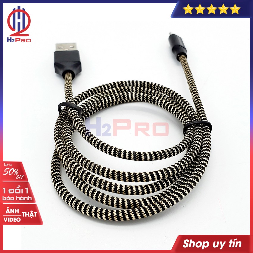 Thông số kỹ thuật của Dây sạc Iphone Microcom USB Data Cable NIKEN NK5 H2Pro, Cáp sạc bọc dù chống đứt dài 1m hoặc 2m